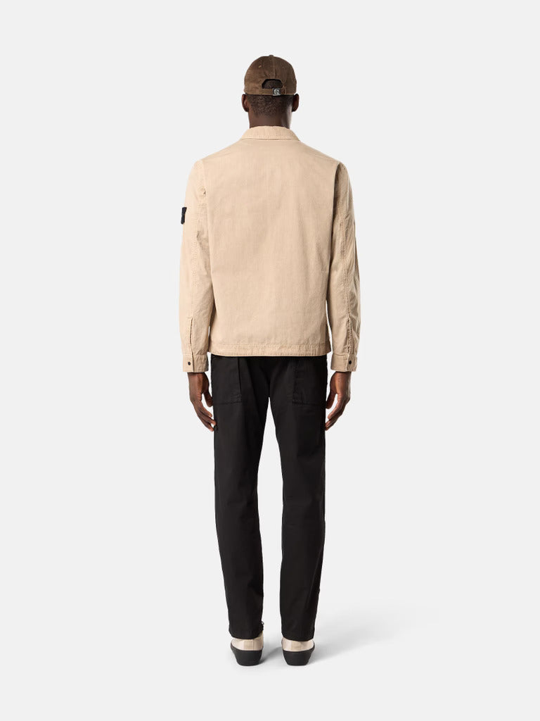 STONE ISLAND - Regular-fit overshirt met rits en zak