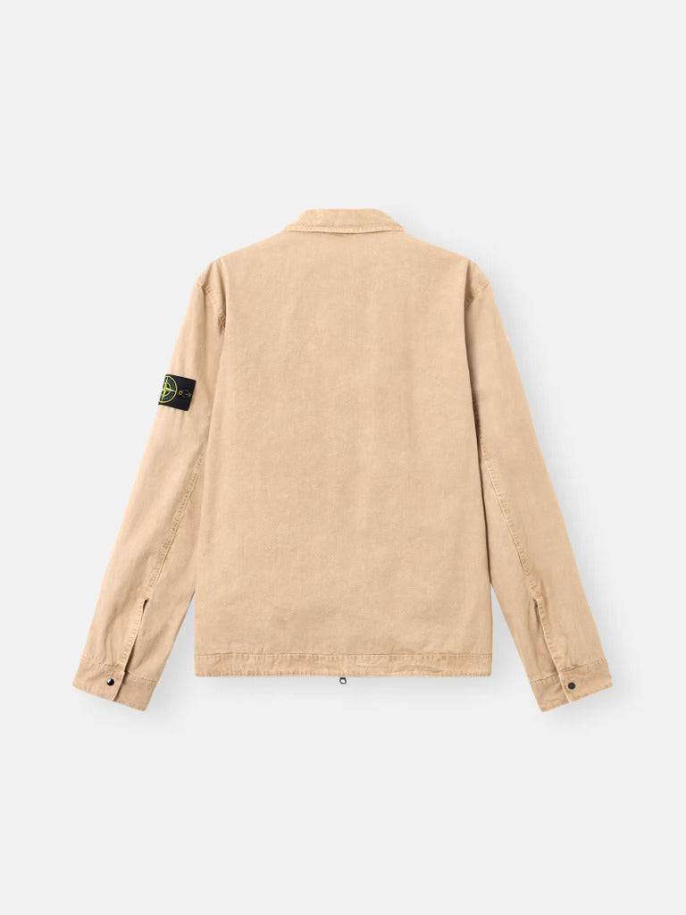 STONE ISLAND - Regular-fit overshirt met rits en zak