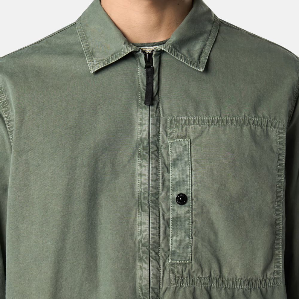 
                  
                    STONE ISLAND - BRUSHED ORGANIC COTTON CANVAS 'OLD' EFFECT
                  
                