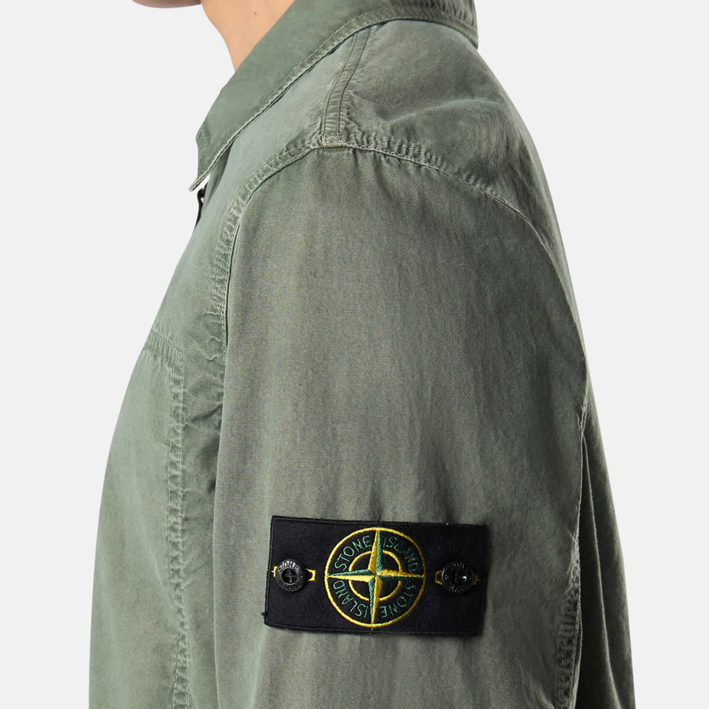 
                  
                    STONE ISLAND - BRUSHED ORGANIC COTTON CANVAS 'OLD' EFFECT
                  
                