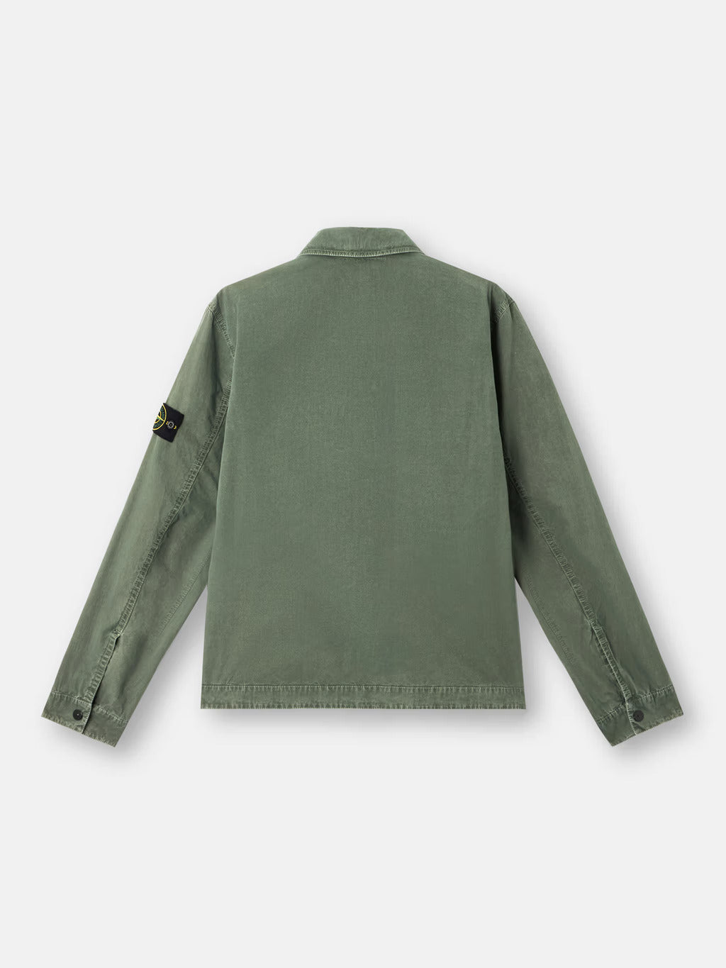STONE ISLAND - BRUSHED ORGANIC COTTON CANVAS 'OLD' EFFECT