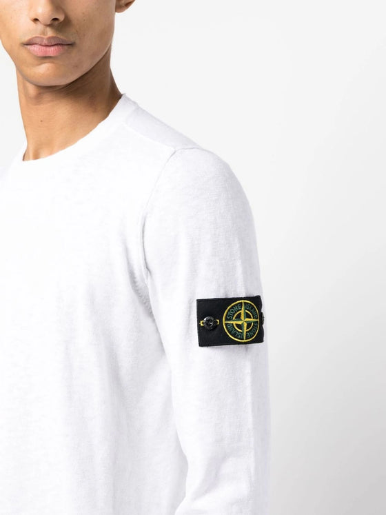 Stone Island - Sweater met logopatch