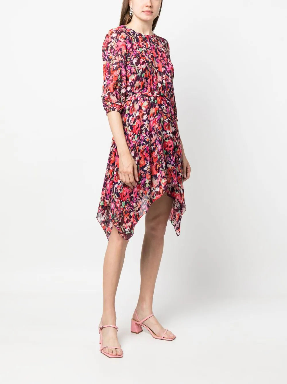 Patrizia Pepe Blousejurk met bloemenprint