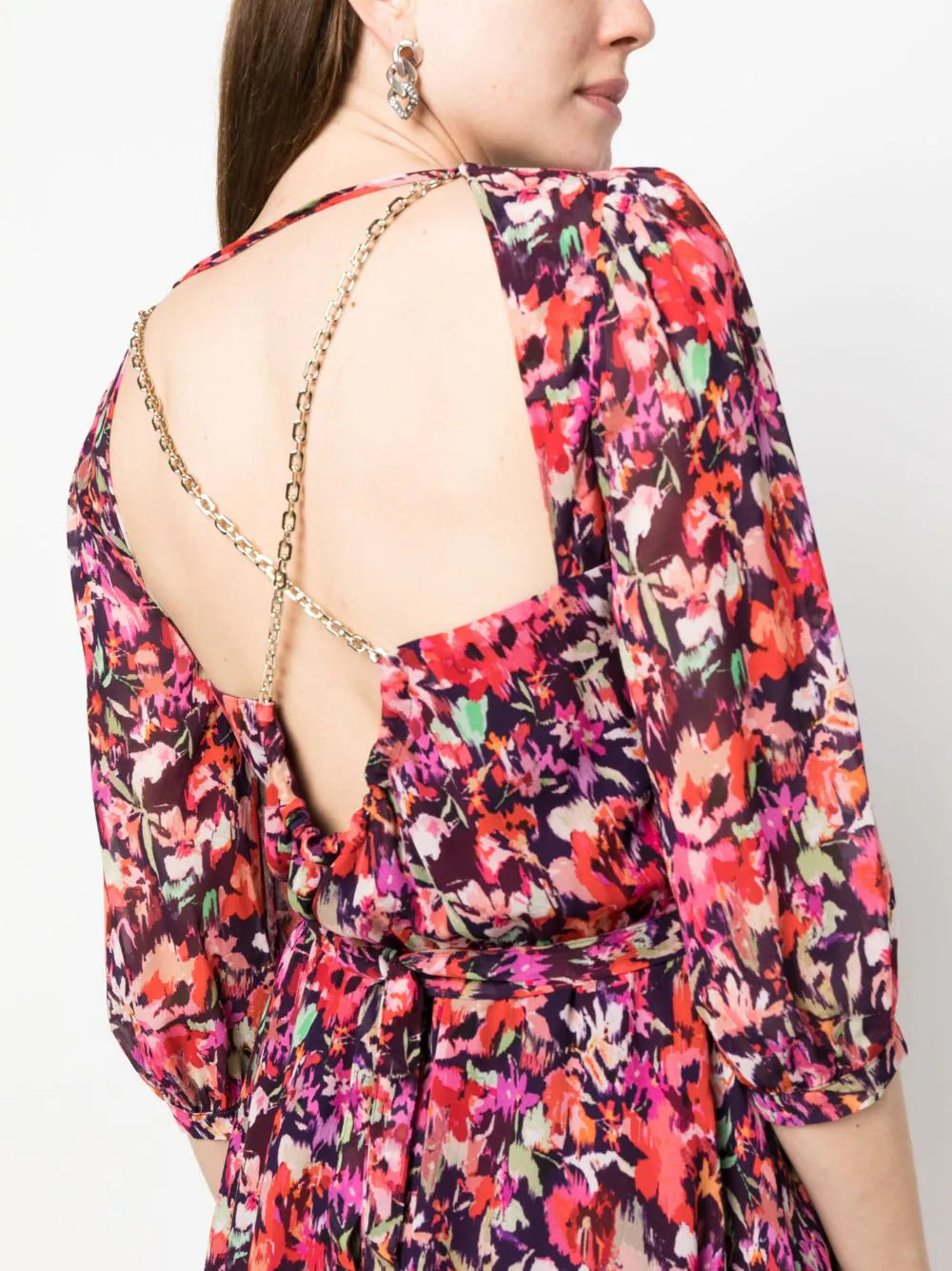 Patrizia Pepe Blousejurk met bloemenprint