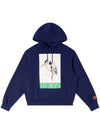 HERON PRESTON - HOODIE BLAUW