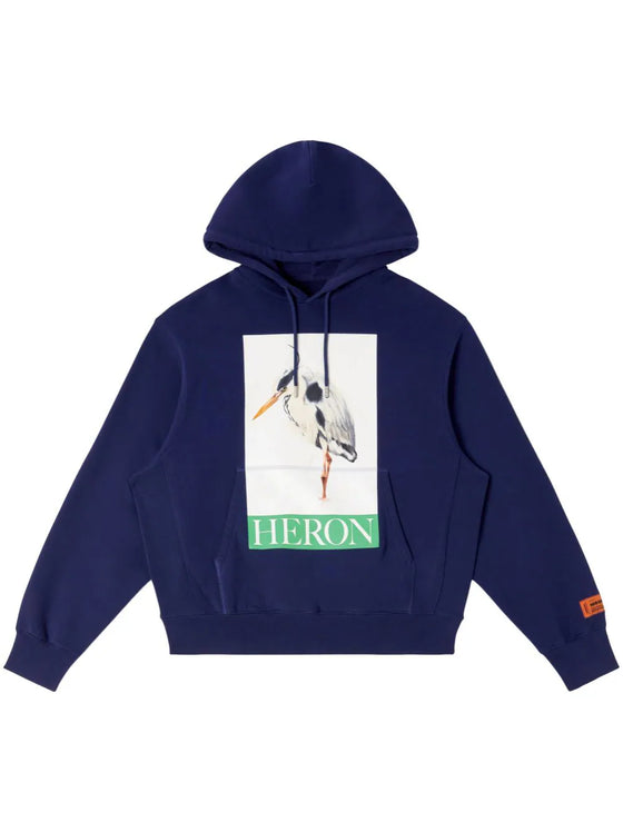 HERON PRESTON - HOODIE BLAUW