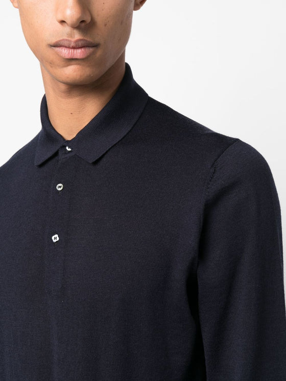 LARDINI - POLO MET LANGE MOUWEN