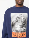 HERON PRESTON - HOODIE BLAUW