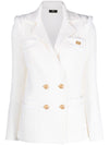 Elisabetta Franchi Blazer met dubbele rij knopen