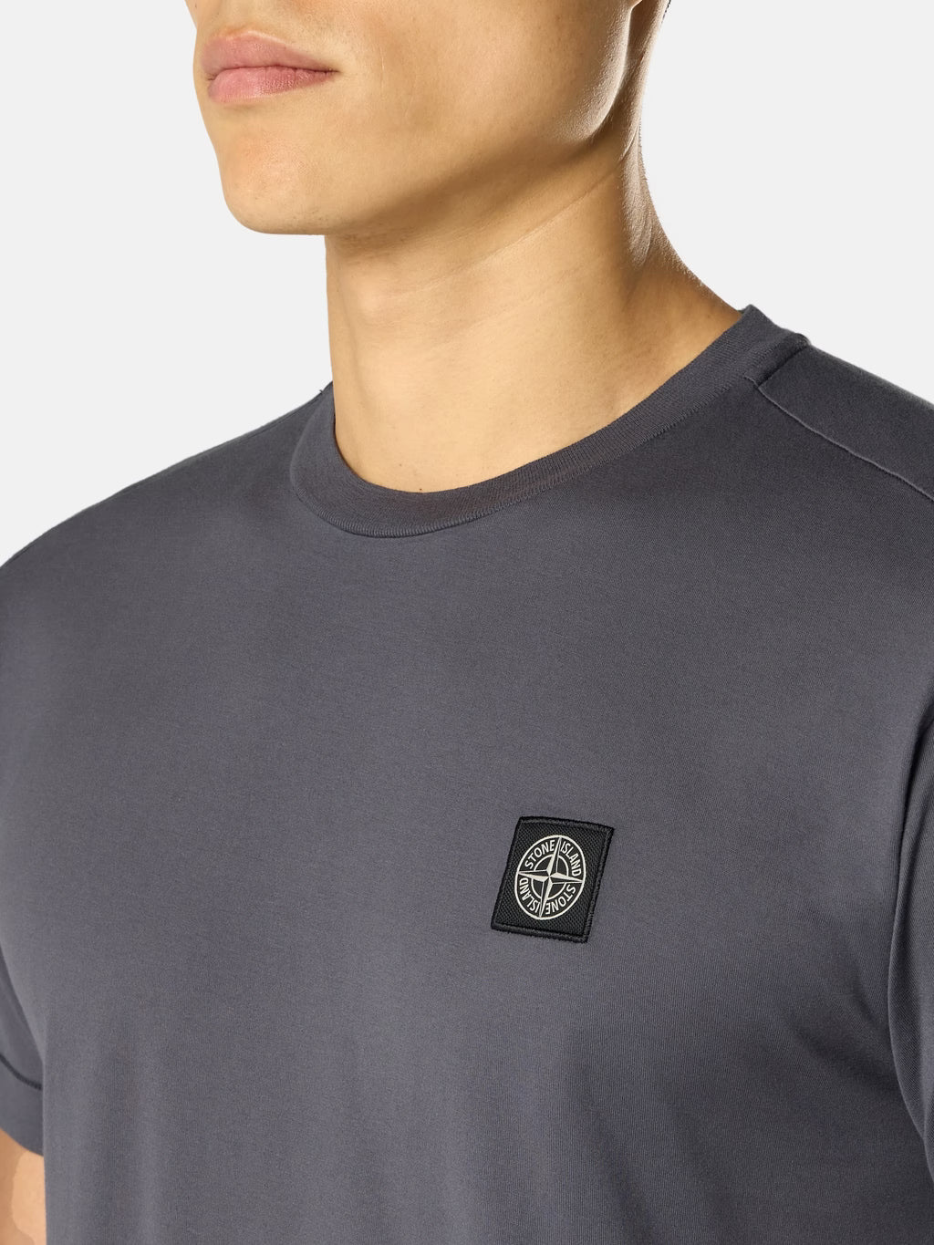 STONE ISLAND - SLIM-FIT T-SHIRT MET COMPASSEMBLIE