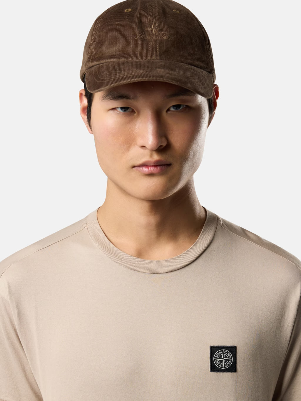 STONE ISLAND - SLIMFIT T-SHIRT MET COMPASPATCH