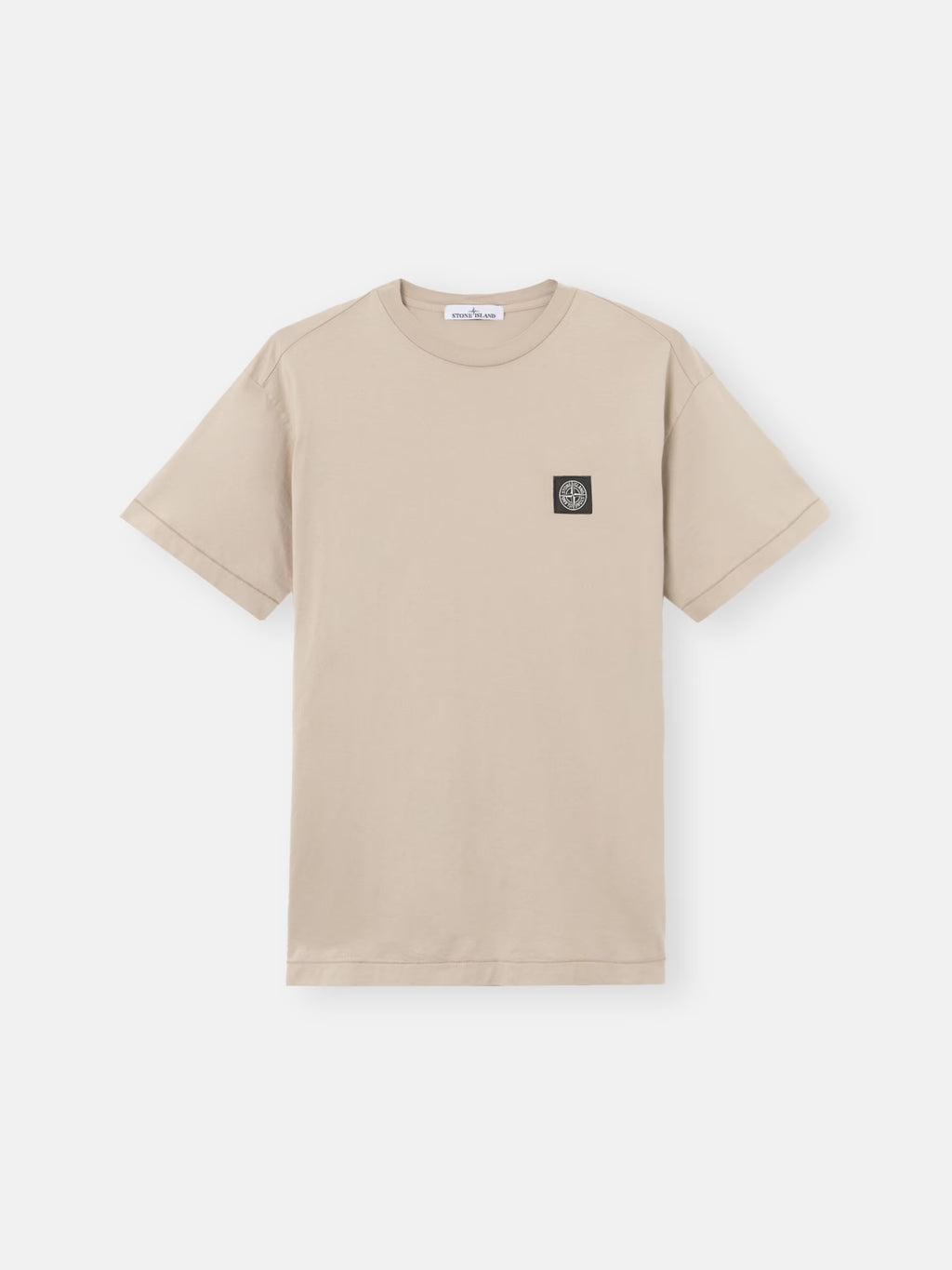 STONE ISLAND - SLIM-FIT T-SHIRT WITH COMPASS PATCH