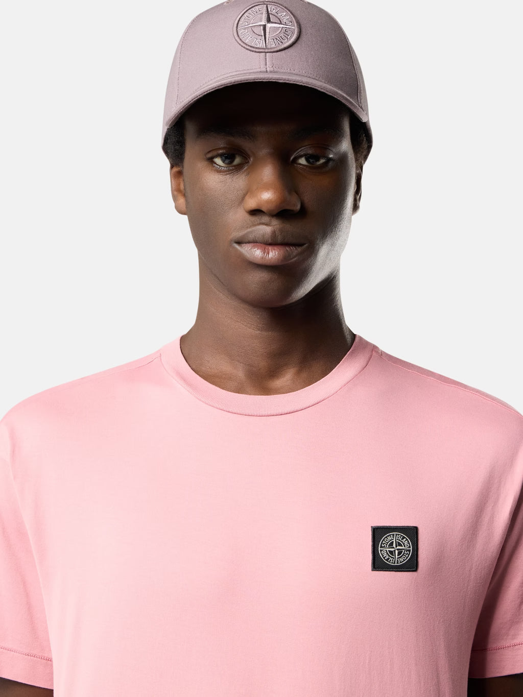 STONE ISLAND - SLIM-FIT T-SHIRT MET COMPASS PATCH