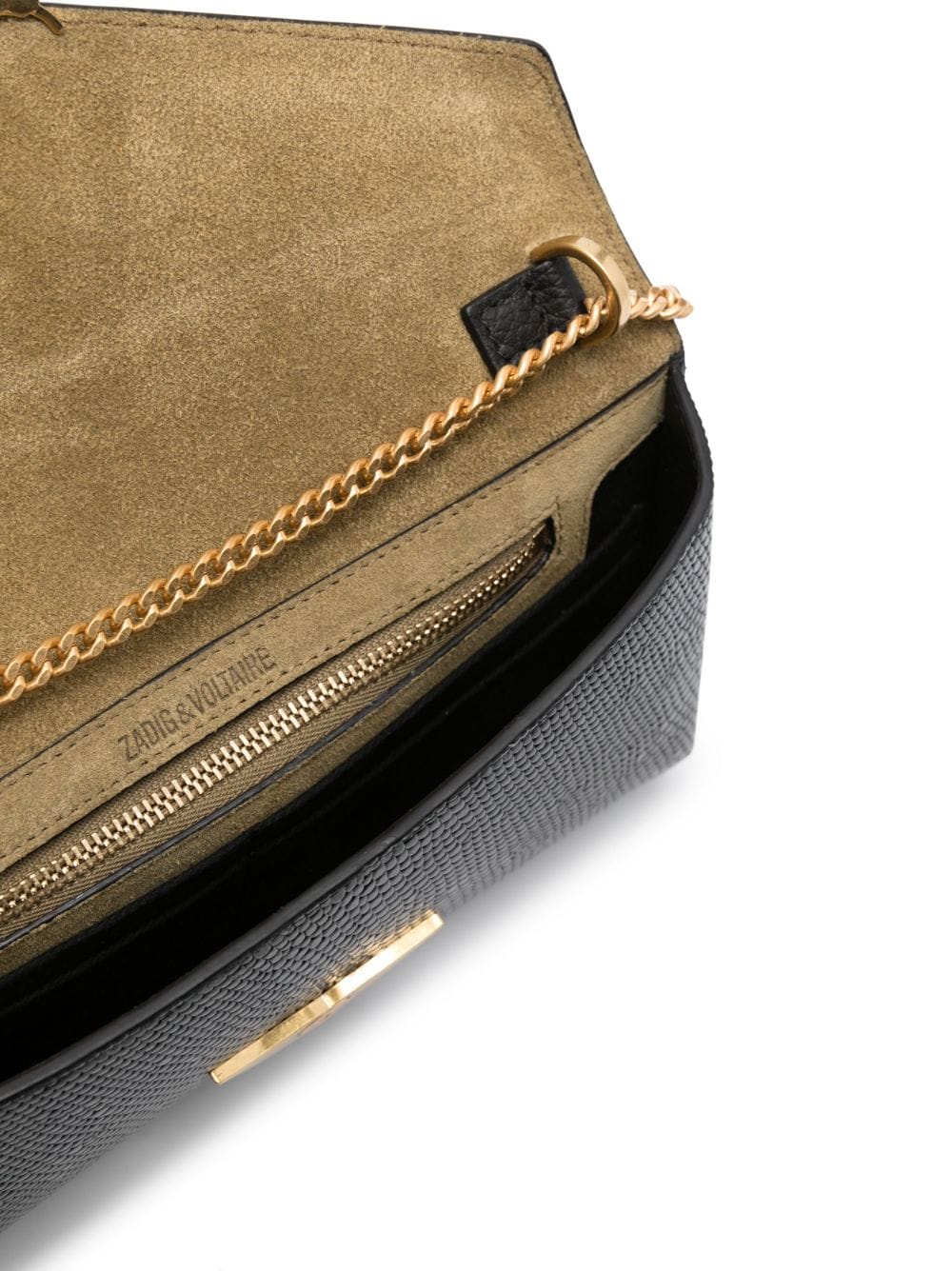 Zadig&Voltaire Borderline leren schoudertas