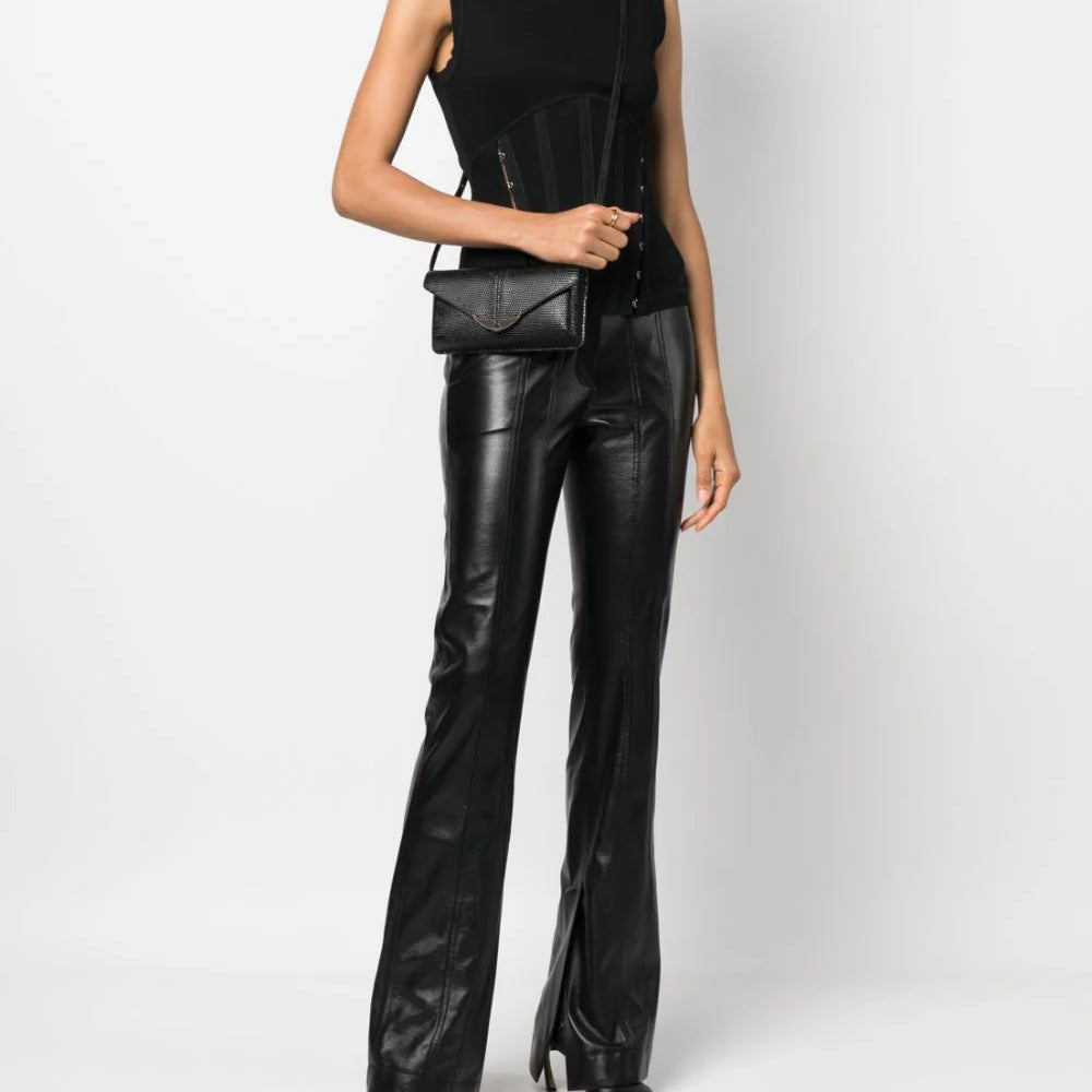 Zadig&Voltaire Borderline leren schoudertas