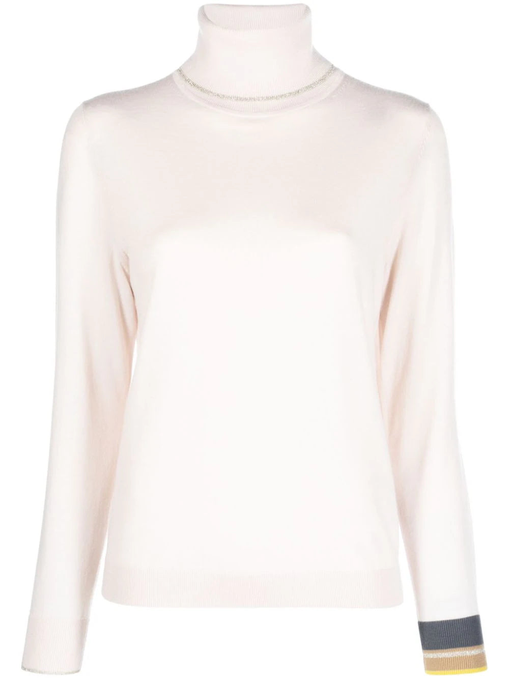 PS Paul Smith Striped Cuff Roll Neck Jumper