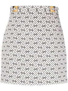  Elisabetta Franchi Mini-rok met monogramprint