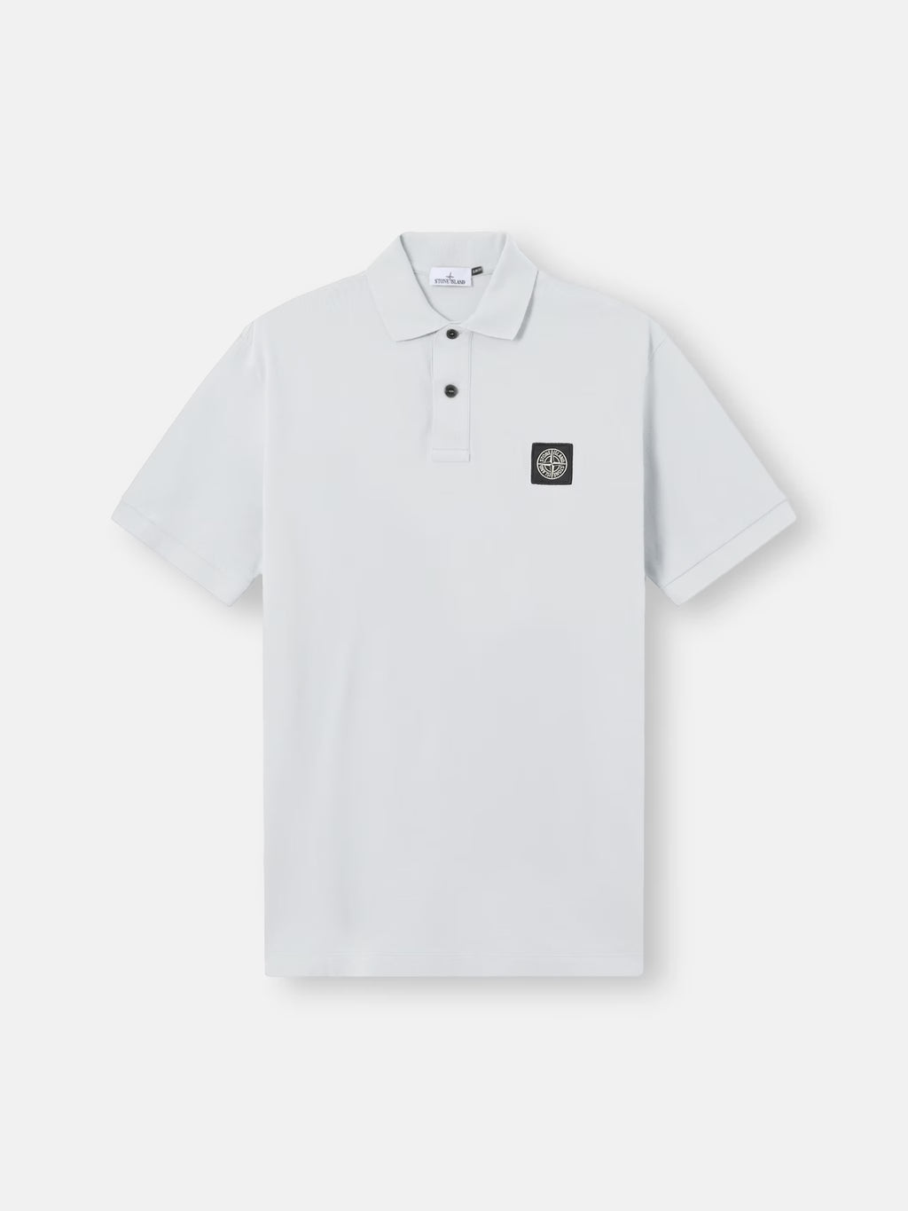 STONE ISLAND - SLIMFIT POLO MET KORTE MOUWEN EN COMPASSEMLEEM