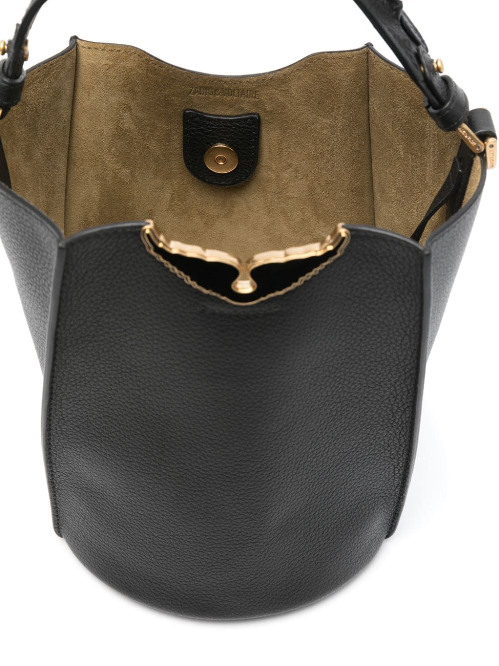 Zadig&Voltaire Borderline leren schoudertas