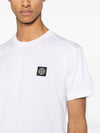 Stone Island Katoenen T-shirt met Compass-logopatoon