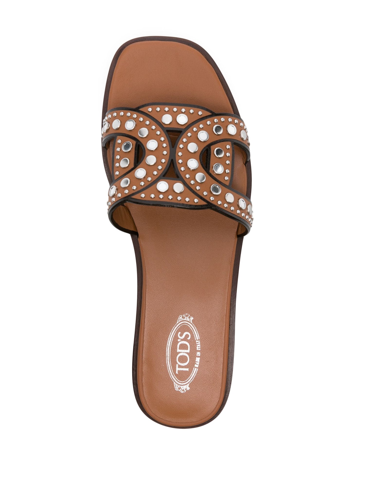 Tod's Kate studded leren sandalen