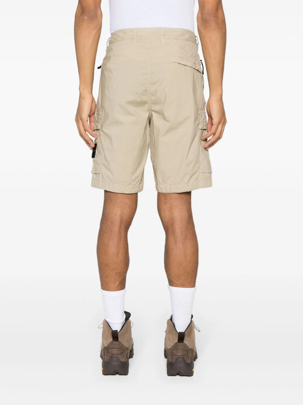 STONE ISLAND - CARGO SHORTS MET COMPASS-LOGOPATCH