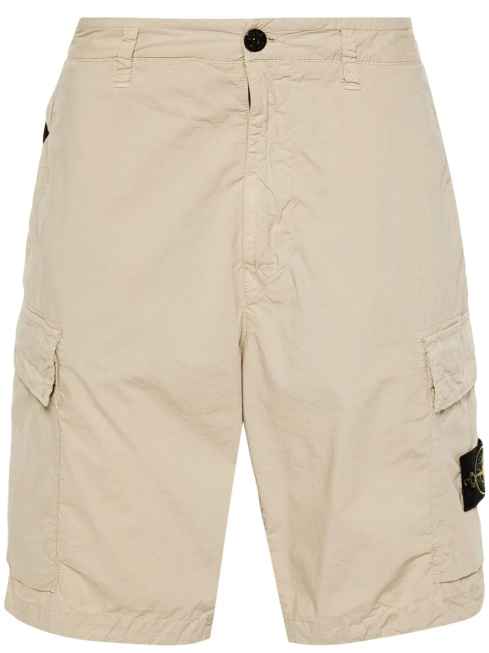 STONE ISLAND - CARGO SHORTS MET COMPASS-LOGOPATCH