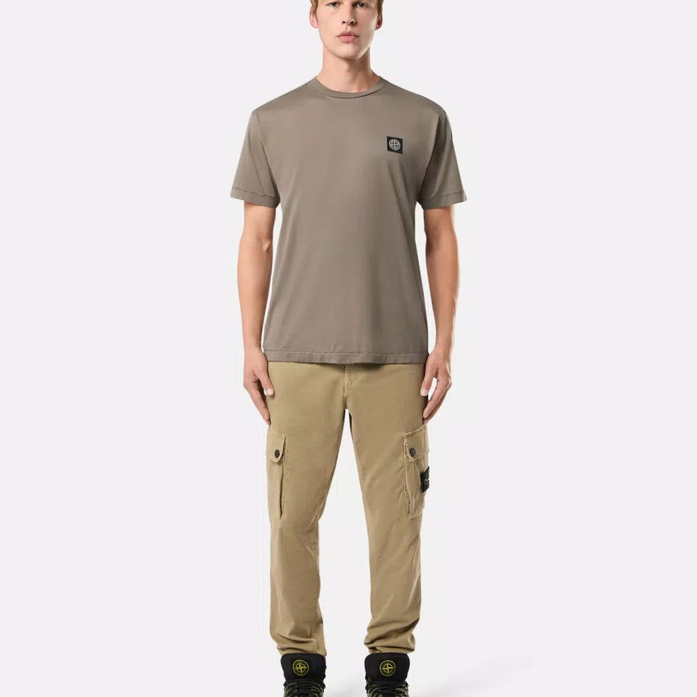 Stone Island - T-shirt met Compass-patch