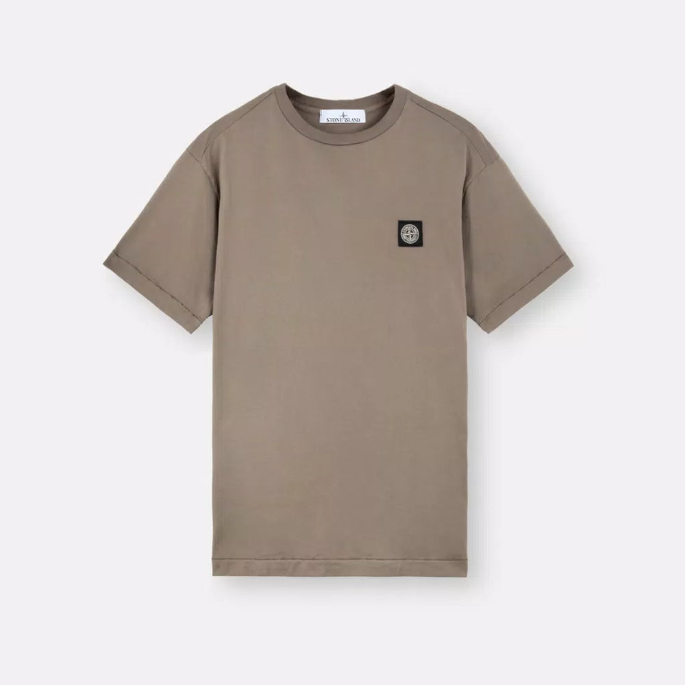 Stone Island - T-shirt met Compass-patch