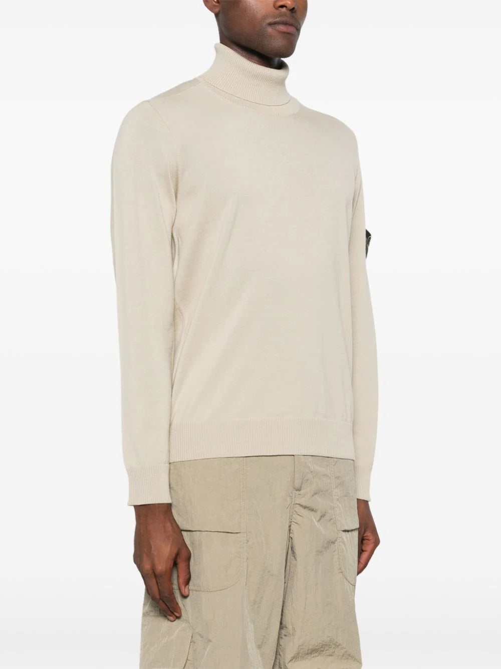 Stone Island Trui met Compass-logopatch