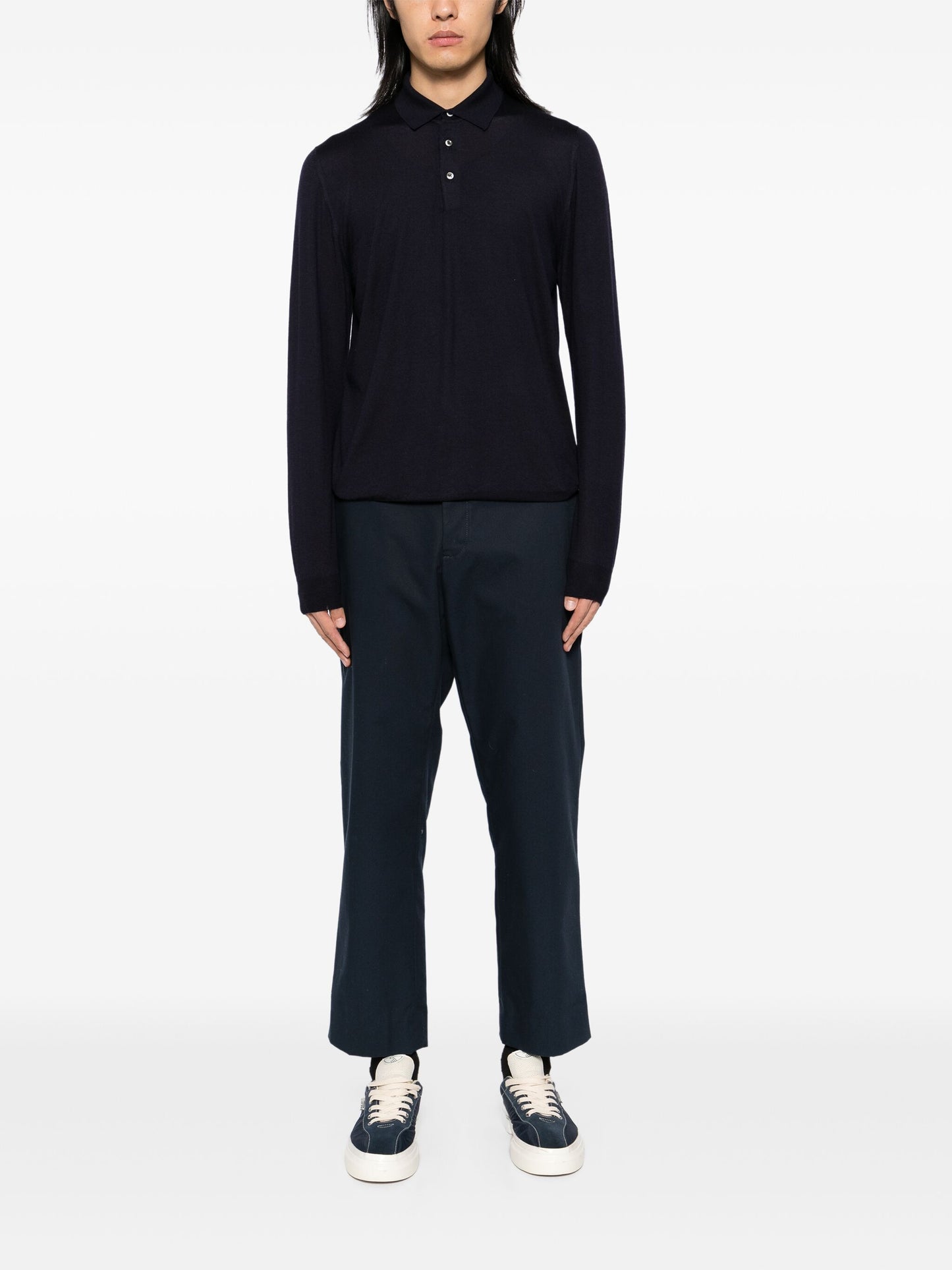 Fedeli virgin-wool polo shirt