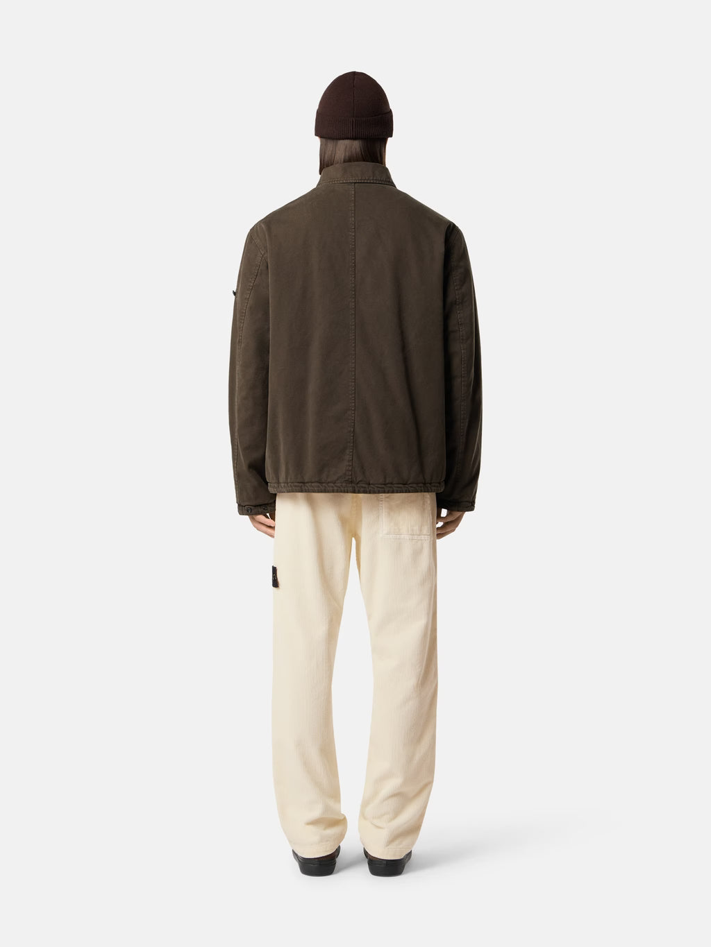 STONE ISLAND - REGULAR-FIT CHINO TROUSERS WITH CONTRAST POCKET