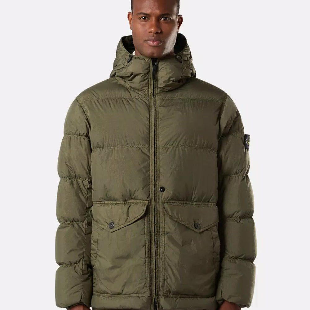 STONE ISLAND - CRINKLE REPS R-NY Windbestendig donsjack