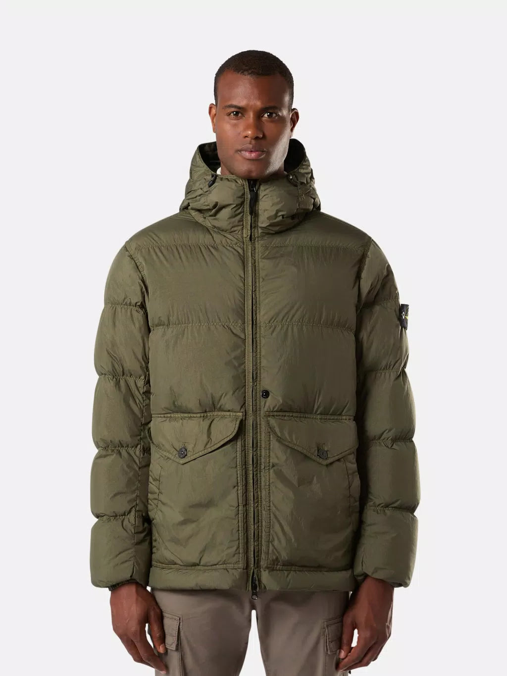 STONE ISLAND - CRINKLE REPS R-NY Windbestendig donsjack