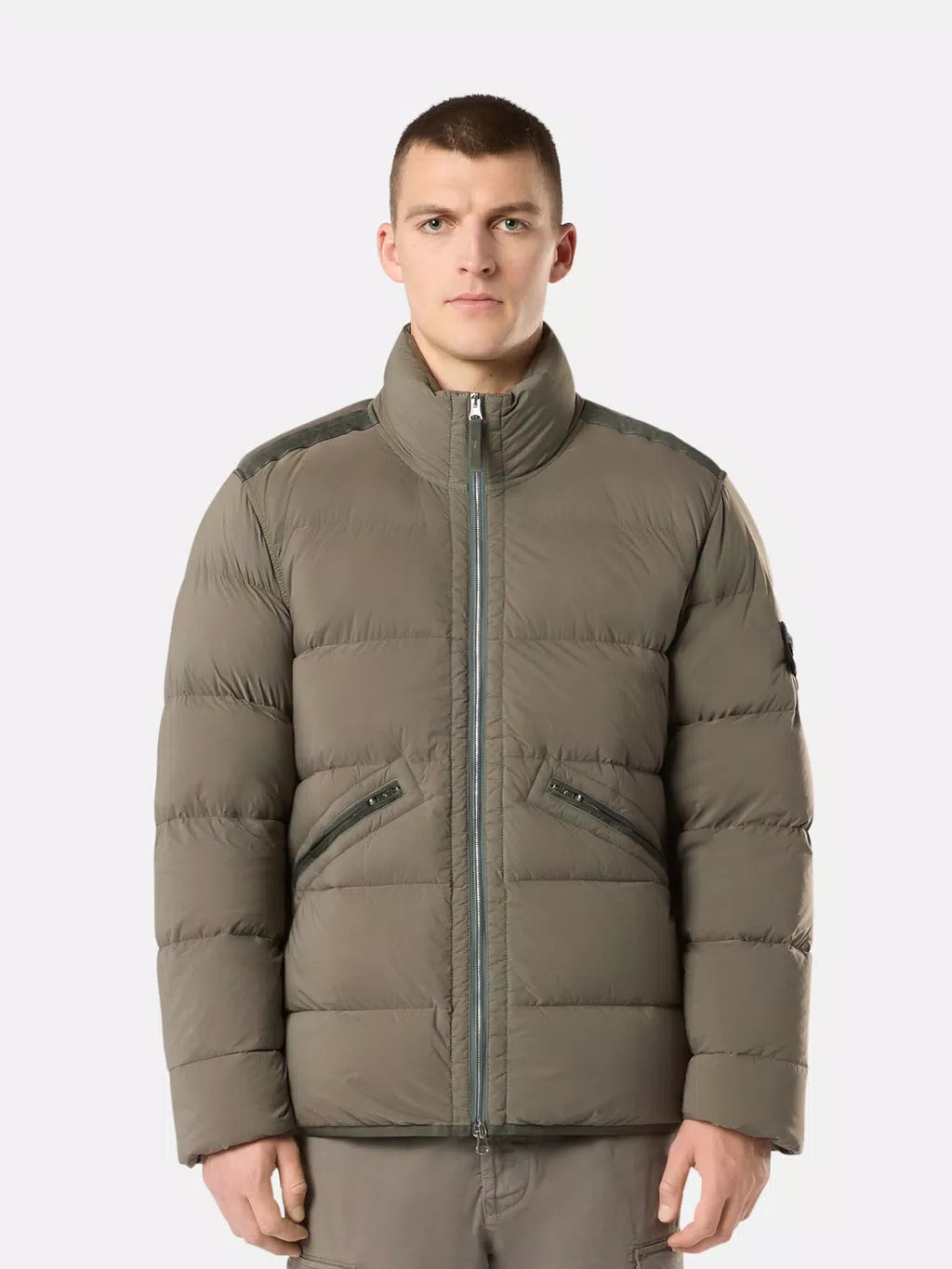 Stone Island - Blouson met dons en Anti-Drop