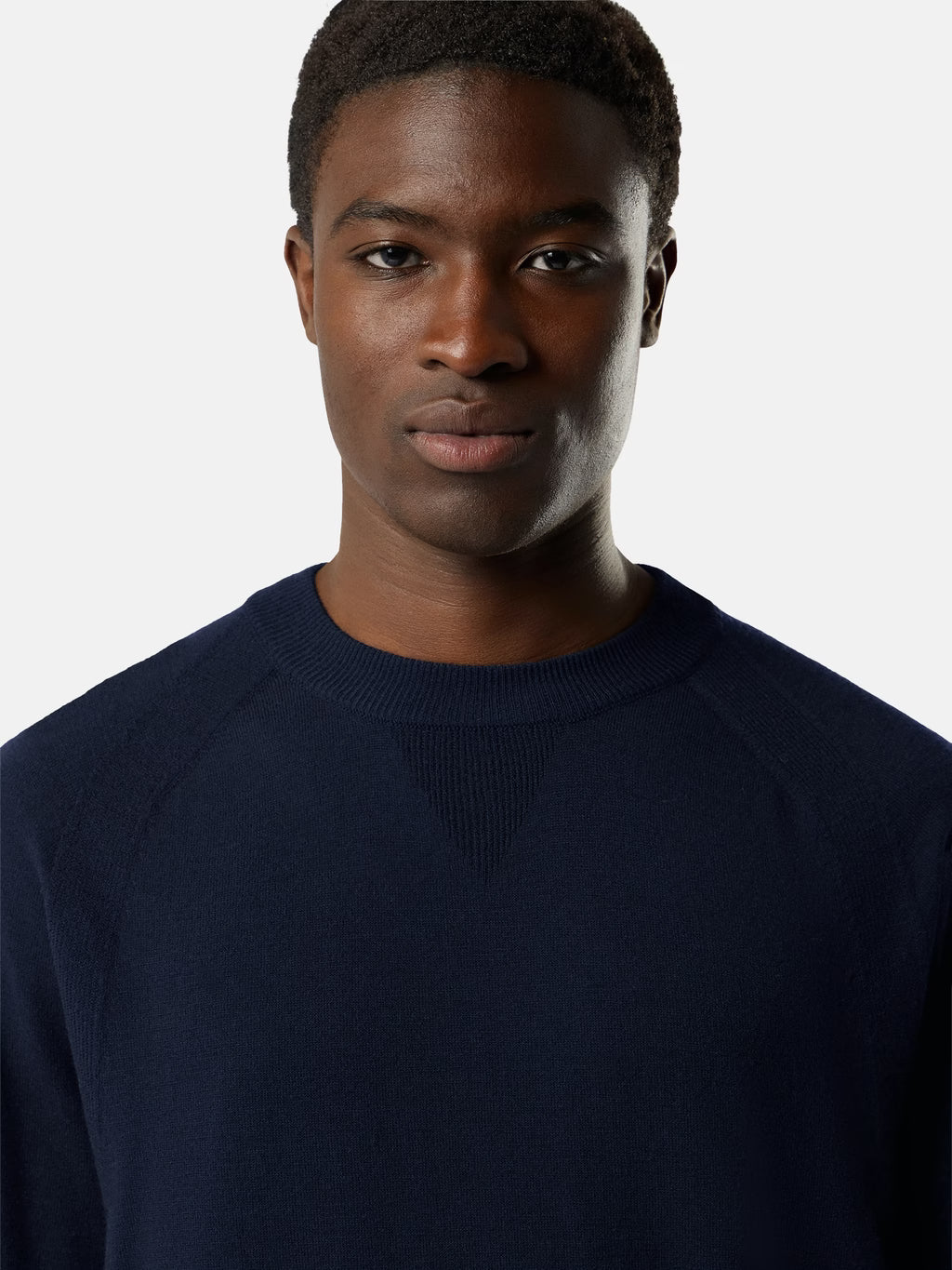 STONE ISLAND - LOOSE-FIT CREWNECK JUMPER WITH RAGLAN SLEEVES