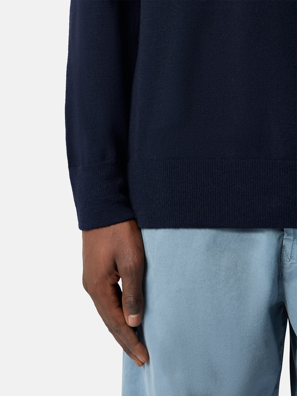 STONE ISLAND - LOOSE-FIT CREWNECK JUMPER WITH RAGLAN SLEEVES