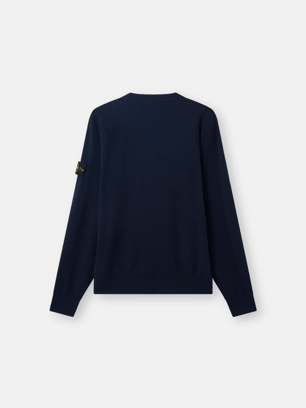 STONE ISLAND - LOOSE-FIT CREWNECK JUMPER WITH RAGLAN SLEEVES