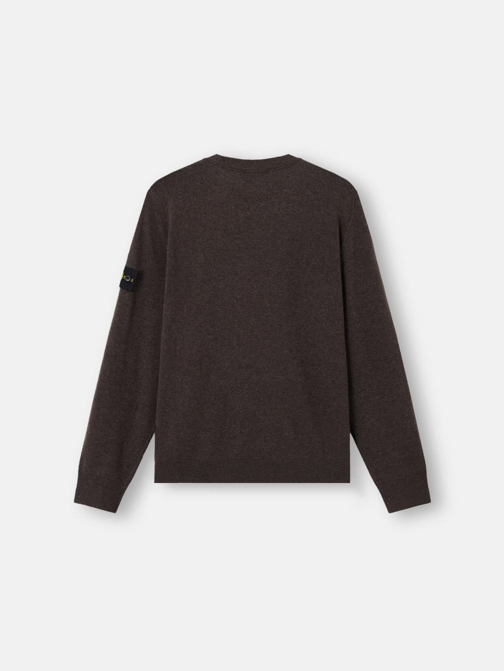 STONE ISLAND - LOOSE-FIT CREWNECK JUMPER WITH RIBBED TRIMS