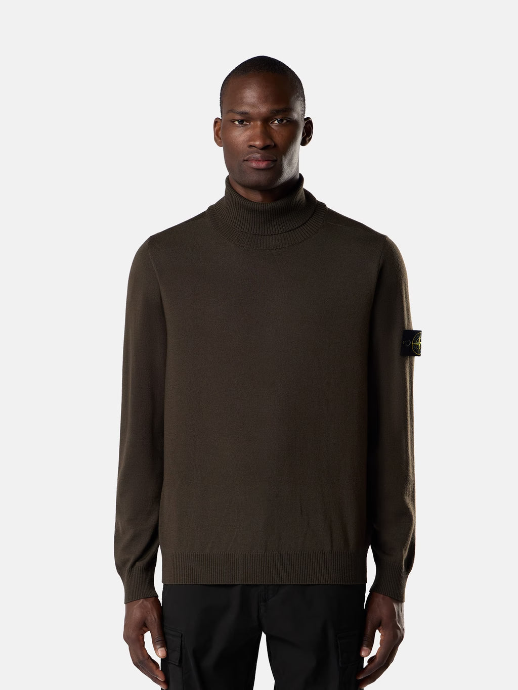 STONE ISLAND - REGULAR-FIT TURTLENECK JUMPER