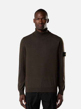 STONE ISLAND - REGULAR-FIT TURTLENECK JUMPER