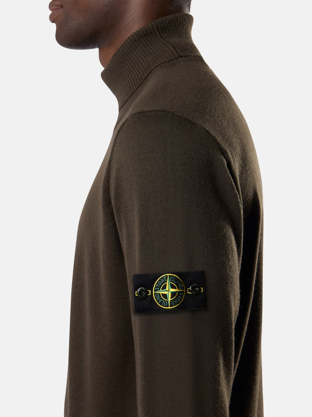 STONE ISLAND - REGULAR-FIT TURTLENECK JUMPER
