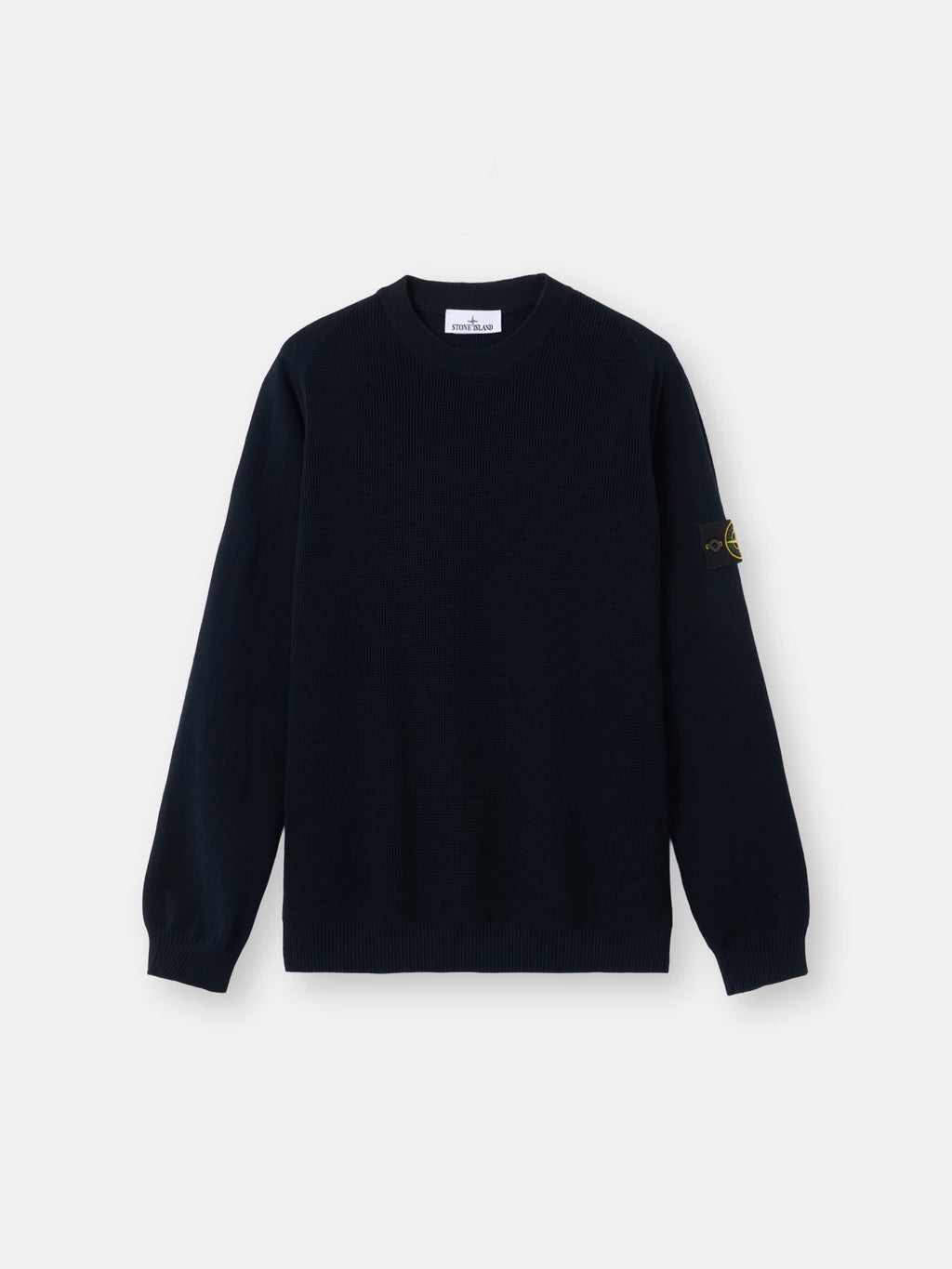 STONE ISLAND - LOOSE-FIT CREWNECK TRUI MET RAGLAN MOUWEN