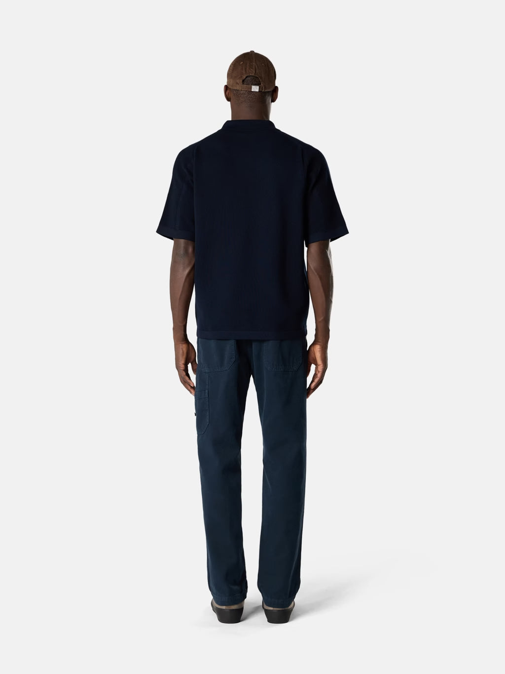 STONE ISLAND - LOOSE-FIT POLO MET KORTE MOUW EN KOMPASPATCH