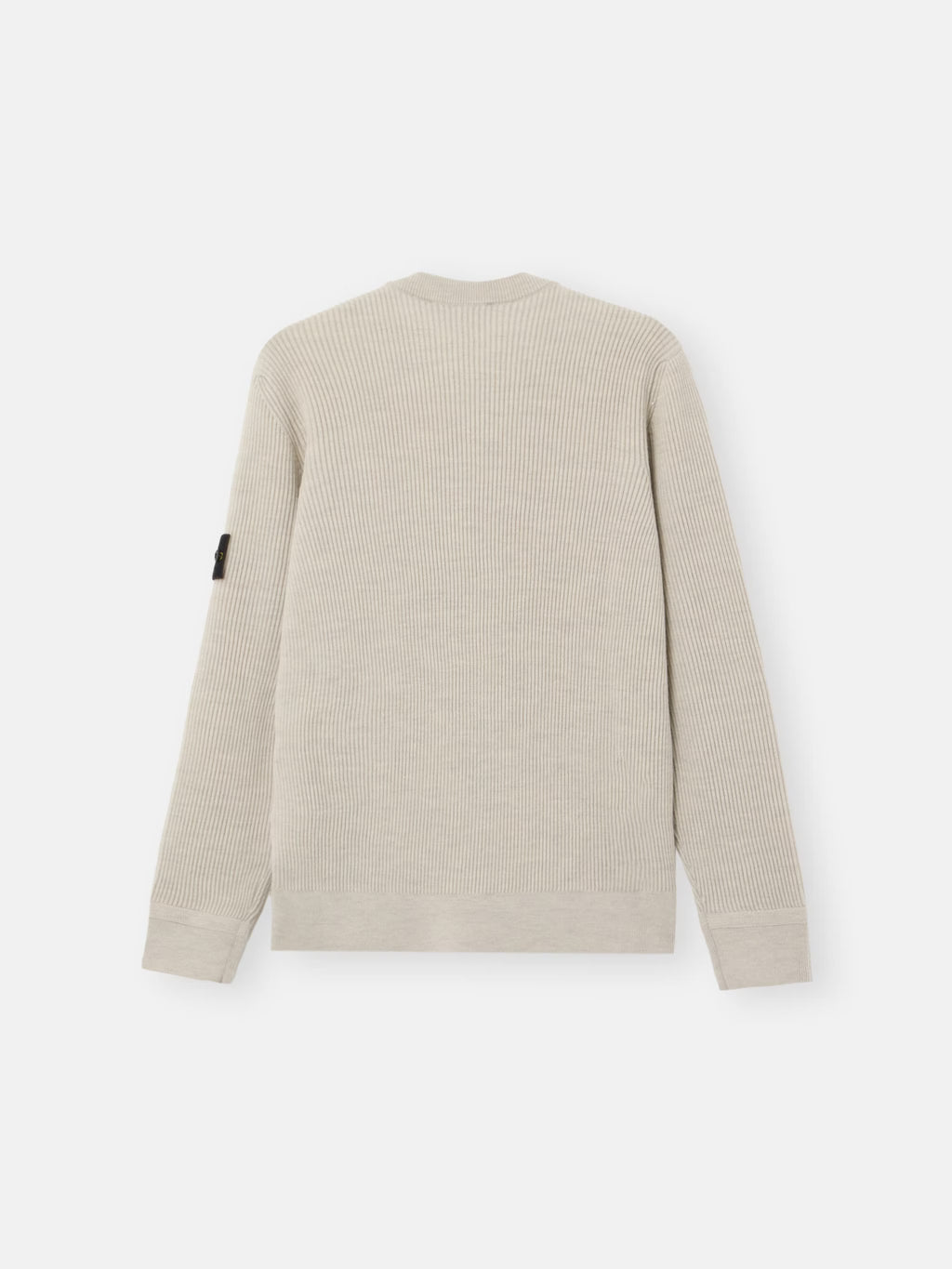 STONE ISLAND - REGULAR-FIT CREWNECK JUMPER WITH FINE-RIBBED TRIMS