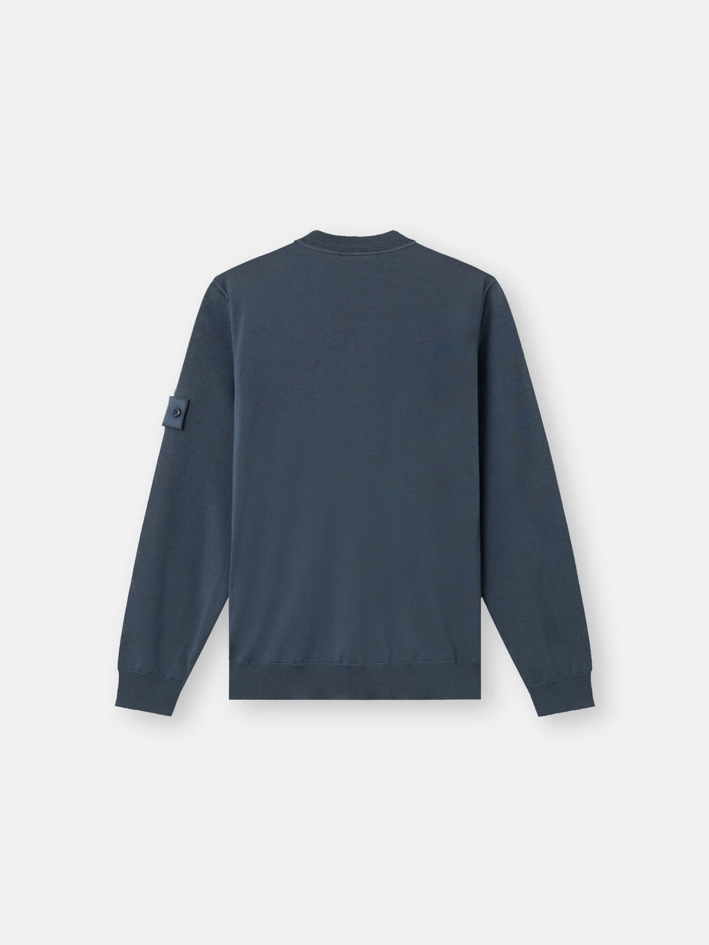 STONE ISLAND - REGULAR-FIT CREWNECK JUMPER WITH RIBBED TRIMS
