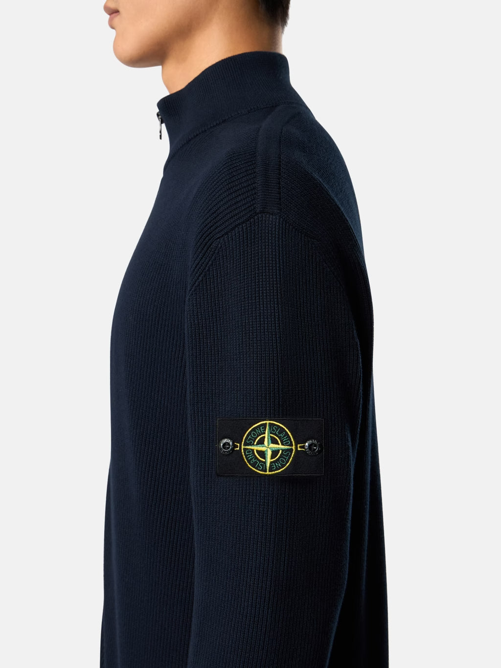STONE ISLAND - REGULAR-FIT TRUI MET RITS