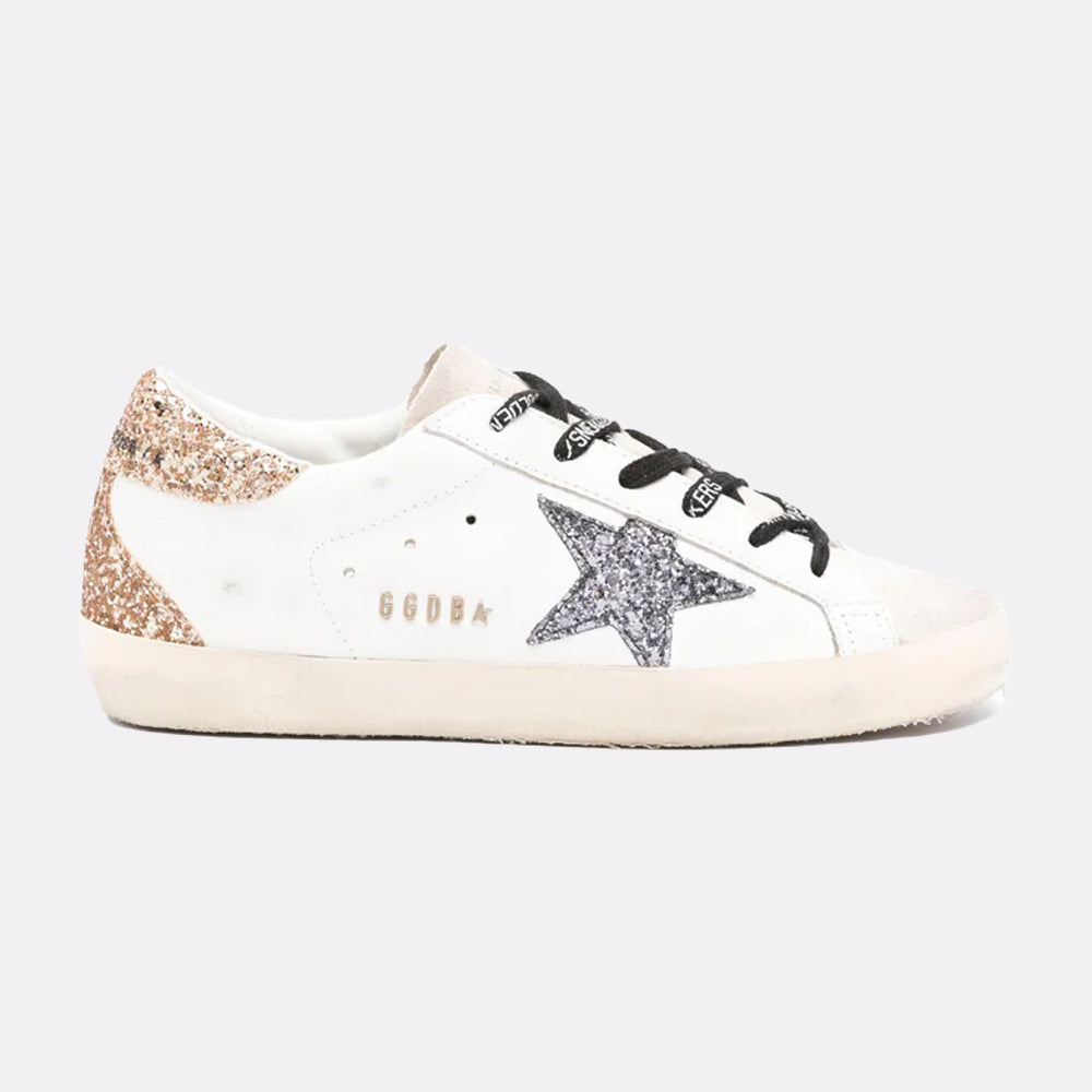 Golden Goose Super-Star sneakers met glitter