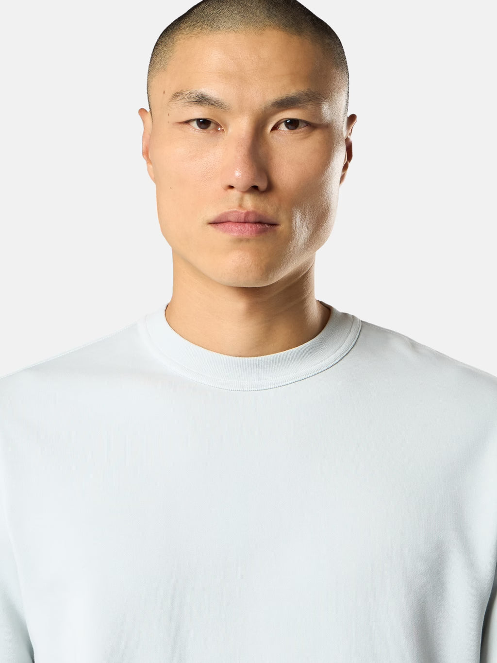 STONE ISLAND - REGULAR-FIT CREWNECK SWEATSHIRT WITH SEASONAL POCKET