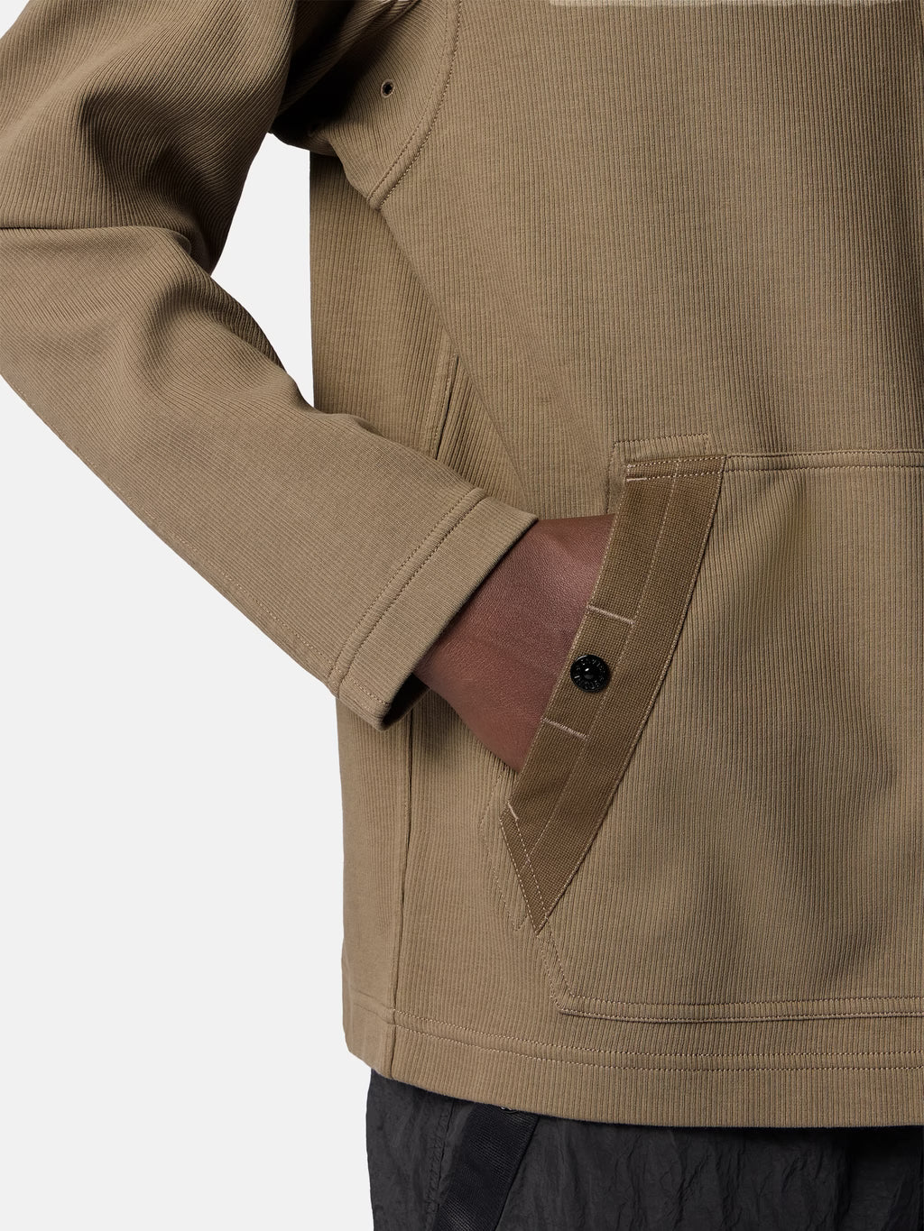 STONE ISLAND - REGULAR-FIT ZIP-UP HOODED SWEATSHIRT WITH POCKETS